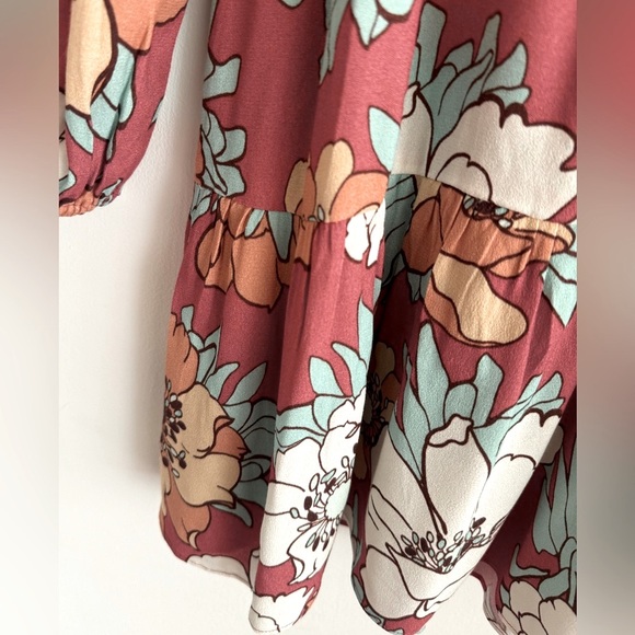 👗ARITZIA  Wilfred Lambrusco Dress Tiered Mini Dress.Size: XS - Picture 3 of 8